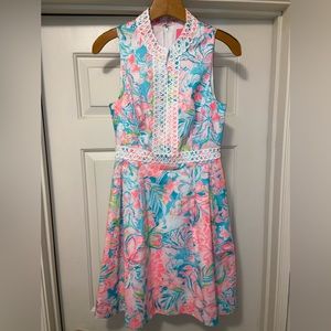 NWT Lilly Pulitzer Franci Dress Hot On The Scene Women’s Size 2